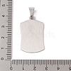 304 Stainless Steel Pendants STAS-M068-12P-3