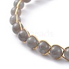 Natural Labradorite Bracelets BJEW-JB04663-02-2