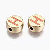 Alloy Enamel Beads ENAM-S122-029H-RS-2