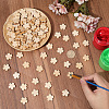 100Pcs Unfinished Maple Wood Beads WOOD-PA0001-66-3