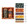 6 Rolls Halloween Theme Paper Decorative Paper Tapes Set STIC-H002-11A-1