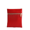 Rectangle PU Leather Jewelry Gift Zipper Bags PW-WGB98FA-15-1