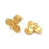 Rack Plating Brass Studs Earrings Finding KK-T072-16G-2