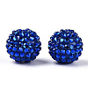 Transparent Resin Rhinestone Graduated Beads RESI-S314-18x20-01-2