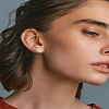 8Pcs 2 Colors 304 Stainless Steel Stud Earring Findings STAS-LP0004-76-3