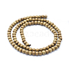 Natural Camphor Wood Beads Strands WOOD-P011-10-10mm-2