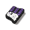 Halloween Theme Silicone Focal Beads SIL-G011-07C-2