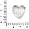 Heart Brass Slide Charms X-KK-P349-18B-P-3