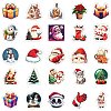 50Pcs Christmas Theme Animal Paper Stickers DIY-P085-03-5