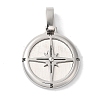 Non-Tarnish 304 Stainless Steel Pendants STAS-Z073-17P-1