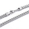 Tarnish Resistant Unisex 304 Stainless Steel Wheat Chain SJEW-L198-001P-4