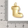 Christmas Rack Plating Brass Enamel Pendants KK-Z056-51G-3