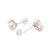 925 Sterling Silver Studs Earring EJEW-H002-18P-2
