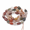 Natural Rutilated Quartz Beads Strands G-S331-6x8-019-2