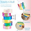 6Rolls 6 Colors PET Decorative Tape OFST-TA0001-07-5