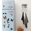 CRASPIRE 3 Sheets 3 Styles Butterfly PVC Waterproof Self-adhesive Stickers DIY-CP0009-13-6
