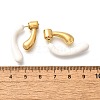 304 Stainless Steel Stud Earrings EJEW-C133-04G-05-3