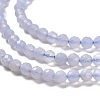 Natural Blue Lace Agate Beads Strands G-Z074-A01-02-3