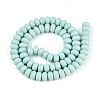 Opaque Spray Painted Glass Beads X-GLAA-ZX008-8mm-18A-2