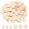 DICOSMETIC 60Pcs 2 Style Brass Charms KK-DC0002-14-1