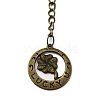 Tibetan Style Alloy Keychains KEYC-WH0025-027-4