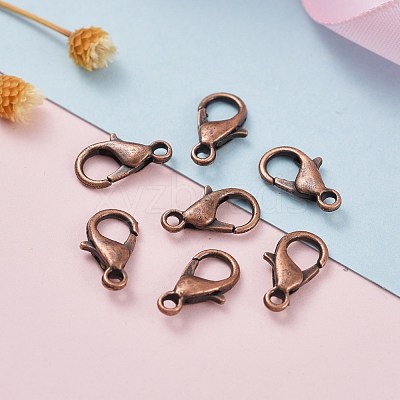 Zinc Alloy Lobster Claw Clasps E102-NFR-1