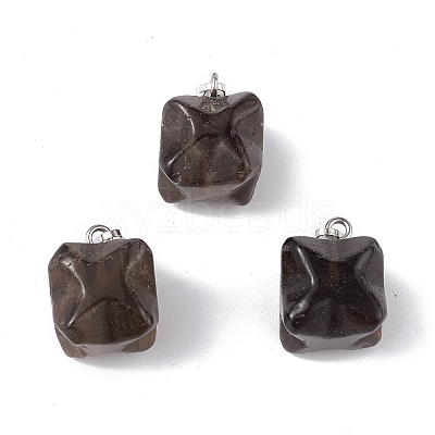 Natural Smoky Quartz Pendants G-C002-02I-1