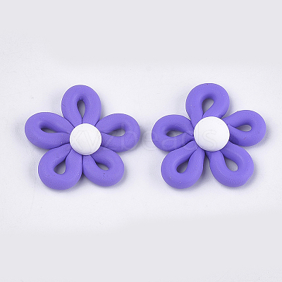 Handmade Polymer Clay Cabochons CLAY-S091-33D-1