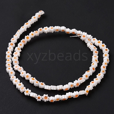 Handmade Millefiori Glass Bead Strands LAMP-J035-4mm-73-1