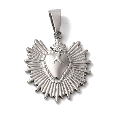 Non-Tarnish 304 Stainless Steel Pendants STAS-L081-035P-1