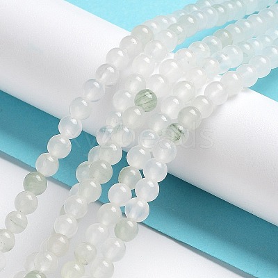 Natural Tianshan Cui Quartzite Beads Strands X-G-B046-01D-1