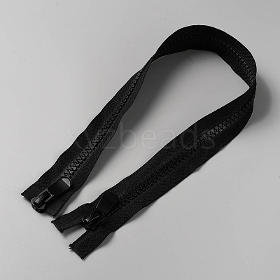 Resin with Polyester Zipper DIY-WH0419-86B-1