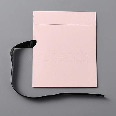 Square Paper Drawer Boxes with Ribbon AJEW-WH0033-02A-1