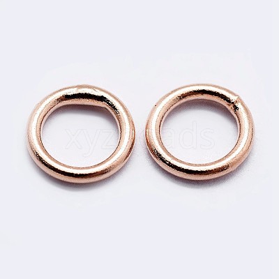 925 Sterling Silver Soldered Closed Jump Rings STER-F036-03RG-0.7x5-1