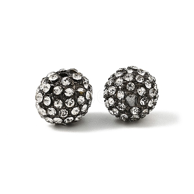 Alloy Rhinestone Beads RB-A034-10mm-A01B-1