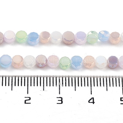 Electroplate Glass Beads EGLA-P056-01-1