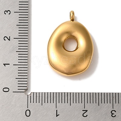 Ion Plating(IP) 304 Stainless Steel Pendants STAS-M017-08G-16-1