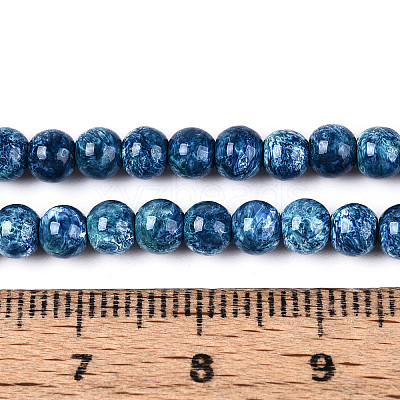 Baking Paint Glass Beads Strands DGLA-N016-4mm-10-1