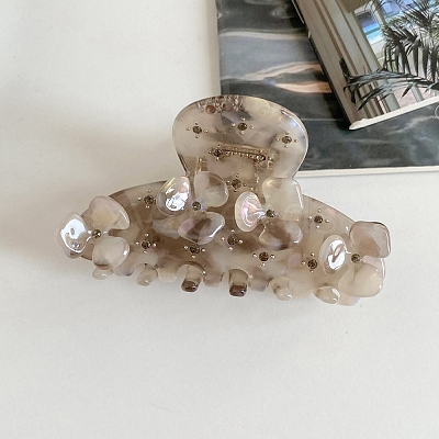 Cellulose Acetate Claw Hair Clips PW-WG10369-01-1