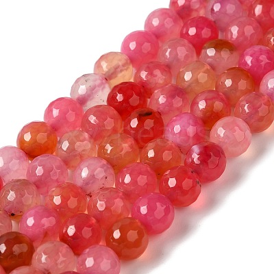 Dyed & Heated Natural Dragon Veins Agate Beads Strands G-P539-A01-04-1
