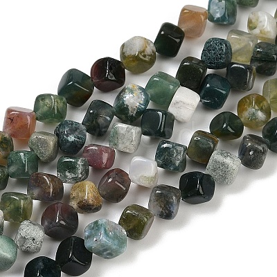 Natural Indian Agate Beads Strands G-A257-A12-01-1