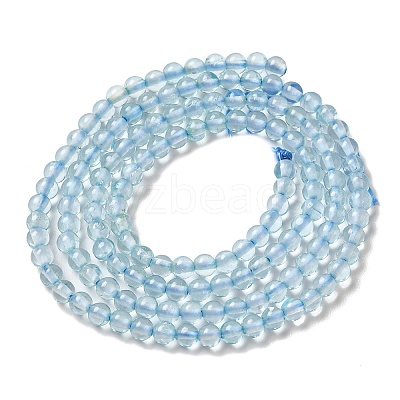 Natural Blue Topaz Beads Strands G-B090-A28-03-1