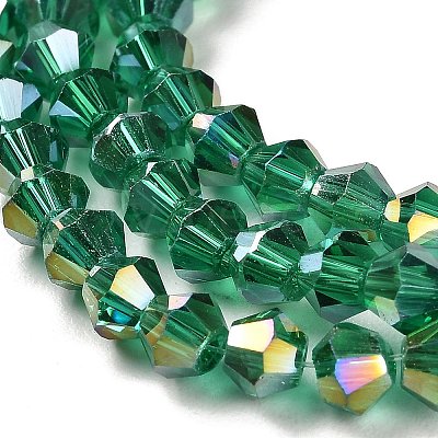 Transparent Electroplate Glass Beads Strands LS-EGLA-A039-T2mm-B10-1