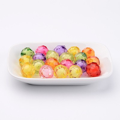 Transparent Acrylic Beads X-TACR-S113-15mm-M-1