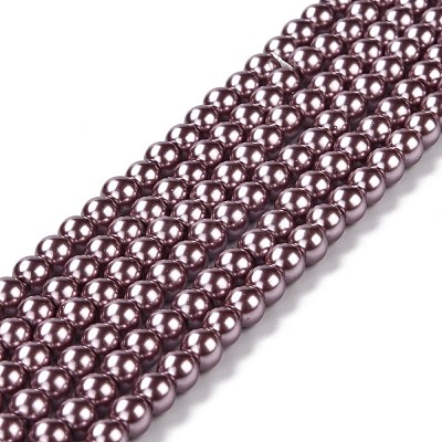 Eco-Friendly Grade A Glass Pearl Beads HY-J002-6mm-HX023-1