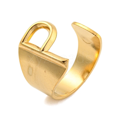 PVD Vacuum Plating 201 Stainless Steel Cuff Rings RJEW-Z032-01G-P-1