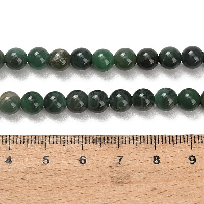 Natural African Jade Beads Strands G-F820-K02-6mm-1
