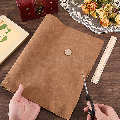 1 Sheet Rectangle PU Leather Fabric DIY-CL0001-51B-1