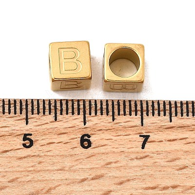 304 Stainless Steel European Beads STAS-D382-02B-G-1