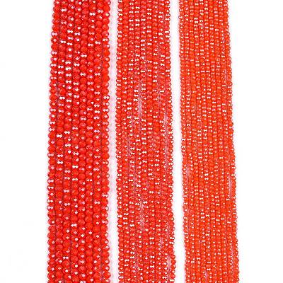 Electroplate Glass Beads Strands EGLA-A044-P2mm-A03-1